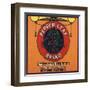 Pepper Leaf Brand - Riverside, California - Citrus Crate Label-Lantern Press-Framed Art Print