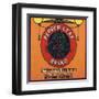 Pepper Leaf Brand - Riverside, California - Citrus Crate Label-Lantern Press-Framed Art Print