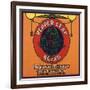 Pepper Leaf Brand - Riverside, California - Citrus Crate Label-Lantern Press-Framed Art Print