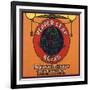 Pepper Leaf Brand - Riverside, California - Citrus Crate Label-Lantern Press-Framed Art Print