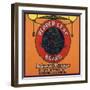 Pepper Leaf Brand - Riverside, California - Citrus Crate Label-Lantern Press-Framed Art Print