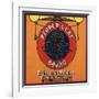 Pepper Leaf Brand - Riverside, California - Citrus Crate Label-Lantern Press-Framed Art Print