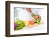 Pepper Slicing-Dragon Images-Framed Photographic Print