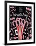 Peppermint Candy Cane Wishes-Elizabeth Medley-Framed Art Print