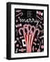 Peppermint Candy Cane Wishes-Elizabeth Medley-Framed Art Print