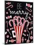 Peppermint Candy Cane Wishes-Elizabeth Medley-Mounted Art Print