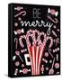 Peppermint Candy Cane Wishes-Elizabeth Medley-Framed Stretched Canvas