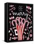 Peppermint Candy Cane Wishes-Elizabeth Medley-Framed Stretched Canvas