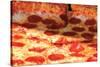 Pepperoni Pizza-Jason Pierce-Stretched Canvas