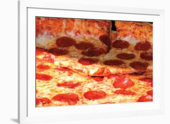 Pepperoni Pizza-Jason Pierce-Framed Art Print