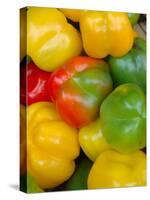Peppers at Open-Air Market, Lake Maggiore, Arona, Italy-Lisa S. Engelbrecht-Stretched Canvas