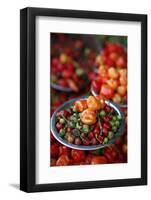 Peppers at Sao Joaquim Market, Salvador (Salvador de Bahia), Bahia, Brazil, South America-Yadid Levy-Framed Photographic Print