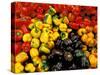 Peppers, Ferry Building Farmer's Market, San Francisco, California, USA-Inger Hogstrom-Stretched Canvas