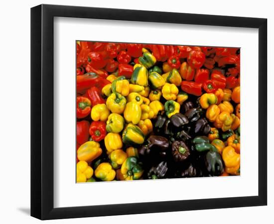 Peppers, Ferry Building Farmer's Market, San Francisco, California, USA-Inger Hogstrom-Framed Photographic Print