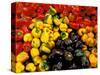 Peppers, Ferry Building Farmer's Market, San Francisco, California, USA-Inger Hogstrom-Stretched Canvas