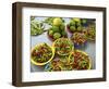 Peppers, Fruit and Vegetable Outdoor Market, Suva, Fiji-Miva Stock-Framed Photographic Print