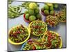 Peppers, Fruit and Vegetable Outdoor Market, Suva, Fiji-Miva Stock-Mounted Photographic Print