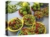 Peppers, Fruit and Vegetable Outdoor Market, Suva, Fiji-Miva Stock-Stretched Canvas