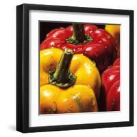 Peppers-null-Framed Art Print