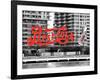 Pepsi Cola Bottling Sign, Long Island City, New York, United States, Black and White Photography-Philippe Hugonnard-Framed Photographic Print