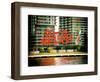 Pepsi Cola Bottling Sign, Long Island City, New York, Vintage, White Frame, Full Size Photography-Philippe Hugonnard-Framed Art Print