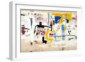 Per Capita, 1981-Jean-Michel Basquiat-Framed Giclee Print
