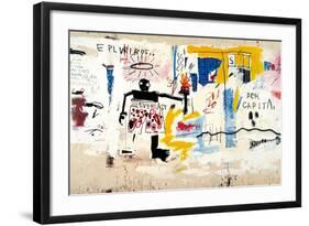 Per Capita, 1981-Jean-Michel Basquiat-Framed Giclee Print