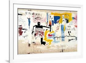 Per Capita, 1981-Jean-Michel Basquiat-Framed Giclee Print