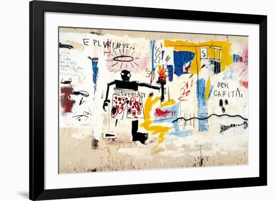 Per Capita, 1981-Jean-Michel Basquiat-Framed Giclee Print