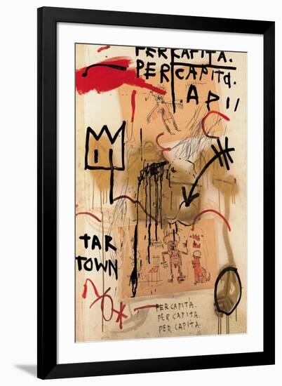 Per Capita, 1982-Jean-Michel Basquiat-Framed Giclee Print