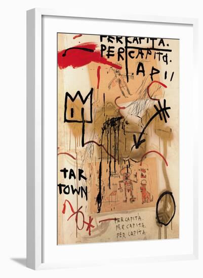 Per Capita, 1982-Jean-Michel Basquiat-Framed Giclee Print