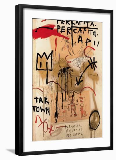 Per Capita, 1982-Jean-Michel Basquiat-Framed Giclee Print