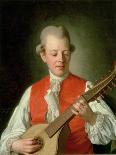 Portrait of the Poet Carl Mikael Bellman (1740-95) 1779-Per Krafft-Mounted Giclee Print
