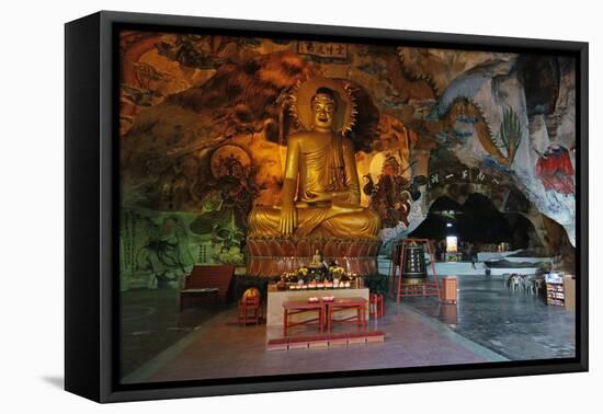 Perak Tong Cave Temple, Kinta Valley, Ipoh, Perak, Malaysia, Southeast Asia, Asia-Jochen Schlenker-Framed Stretched Canvas