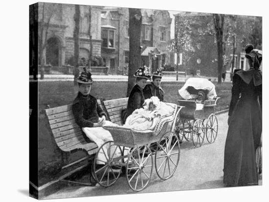 Perambulating Victorians, Philadelphia, Pennsylvania-null-Stretched Canvas