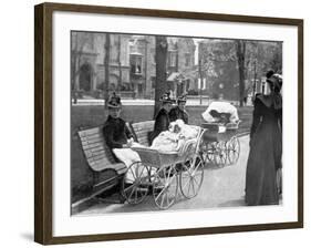 Perambulating Victorians, Philadelphia, Pennsylvania-null-Framed Photo