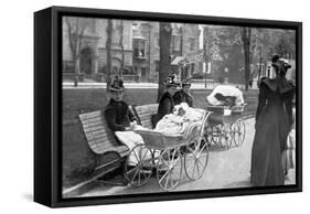 Perambulating Victorians, Philadelphia, Pennsylvania-null-Framed Stretched Canvas