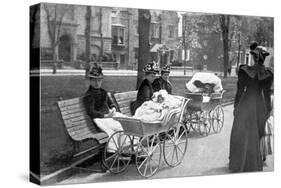 Perambulating Victorians, Philadelphia, Pennsylvania-null-Stretched Canvas