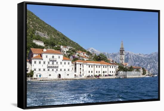 Perast, Bay of Kotor, UNESCO World Heritage Site, Montenegro, Europe-Charlie Harding-Framed Stretched Canvas