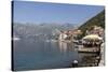 Perast Harbour and Promenade-Charlie Harding-Stretched Canvas
