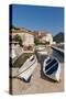 Perast, Kotor, Montenegro. View of the town on the Bay of Kotor.-null-Stretched Canvas