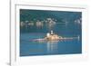 Perast, Montenegro. Bay of Kotor. The artificial island of Our Lady of the Rock.-null-Framed Photographic Print