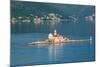 Perast, Montenegro. Bay of Kotor. The artificial island of Our Lady of the Rock.-null-Mounted Photographic Print