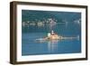 Perast, Montenegro. Bay of Kotor. The artificial island of Our Lady of the Rock.-null-Framed Photographic Print