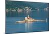 Perast, Montenegro. Bay of Kotor. The artificial island of Our Lady of the Rock.-null-Mounted Photographic Print