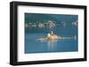 Perast, Montenegro. Bay of Kotor. The artificial island of Our Lady of the Rock.-null-Framed Photographic Print