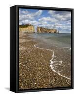 Perce Gaspe Bay, Quebec, Canada-Patrick J^ Wall-Framed Stretched Canvas