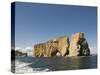 Perce Rock, Gaspe Peninsula, Province of Quebec, Canada, North America-Snell Michael-Stretched Canvas