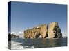 Perce Rock, Gaspe Peninsula, Province of Quebec, Canada, North America-Snell Michael-Stretched Canvas