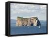 Perce Rock, Ile De Bonaventure, Gaspe Peninsula, Province of Quebec, Canada, North America-Snell Michael-Framed Stretched Canvas